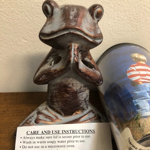 set of 2 SUCCESSORIES 1996 TRAVEL LIDDED MUGS PRIORITIES " FOLLOW YOUR DREAMS " - Picture 11 of 12